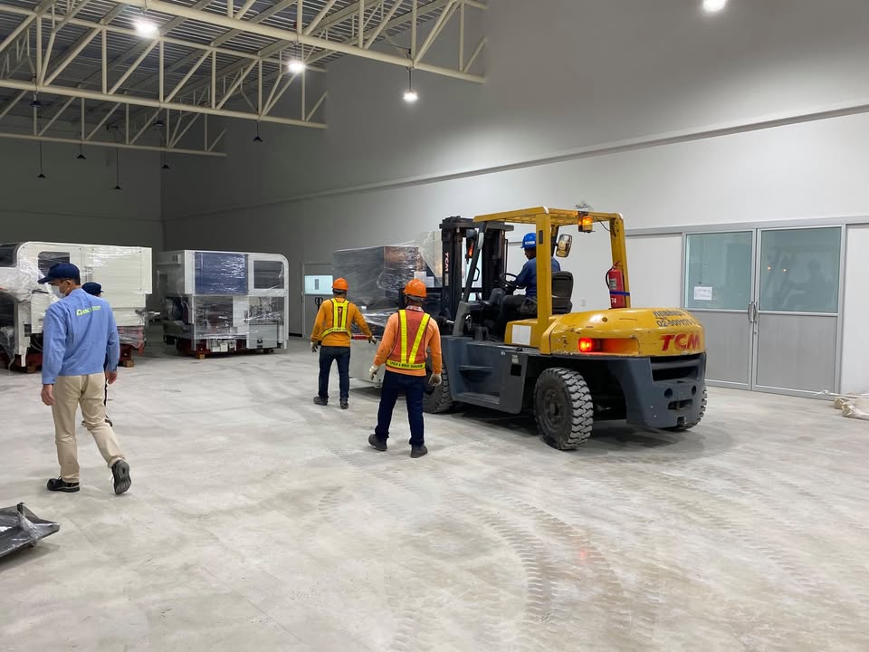 Moving to the new plant